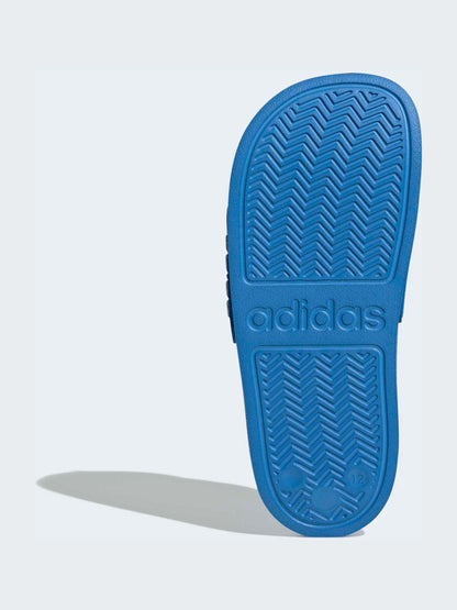 adidas Blue/Red Adilette Kids Swim Sandals image 9
