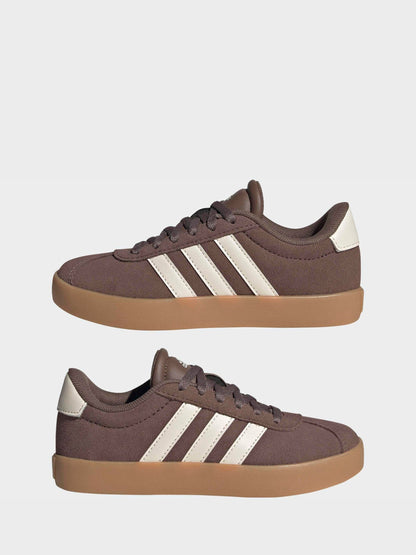adidas Dark Brown VL Court 3.0 Trainers image 3