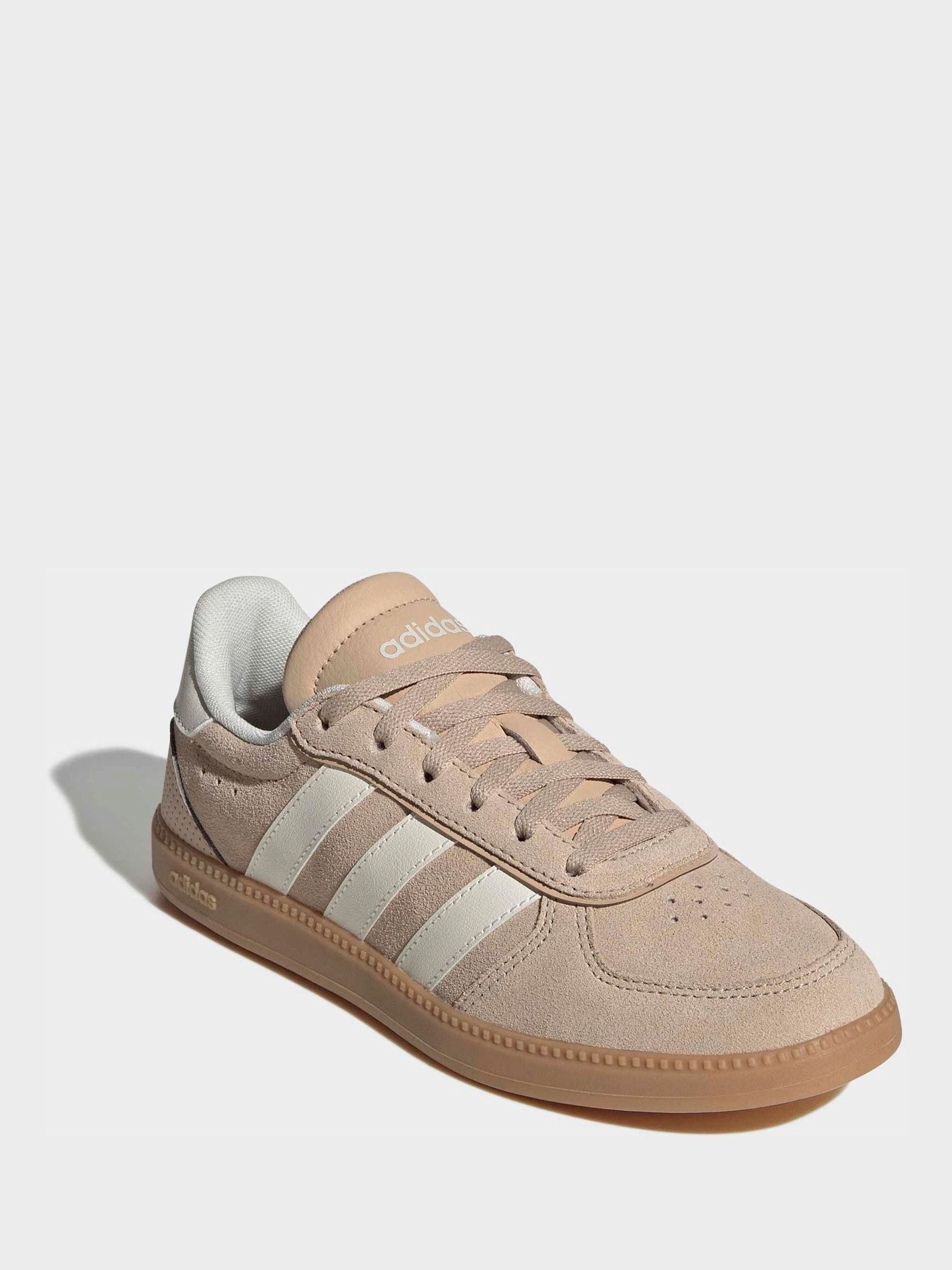 adidas Beige Breaknet Sleek Junior Trainers image 4