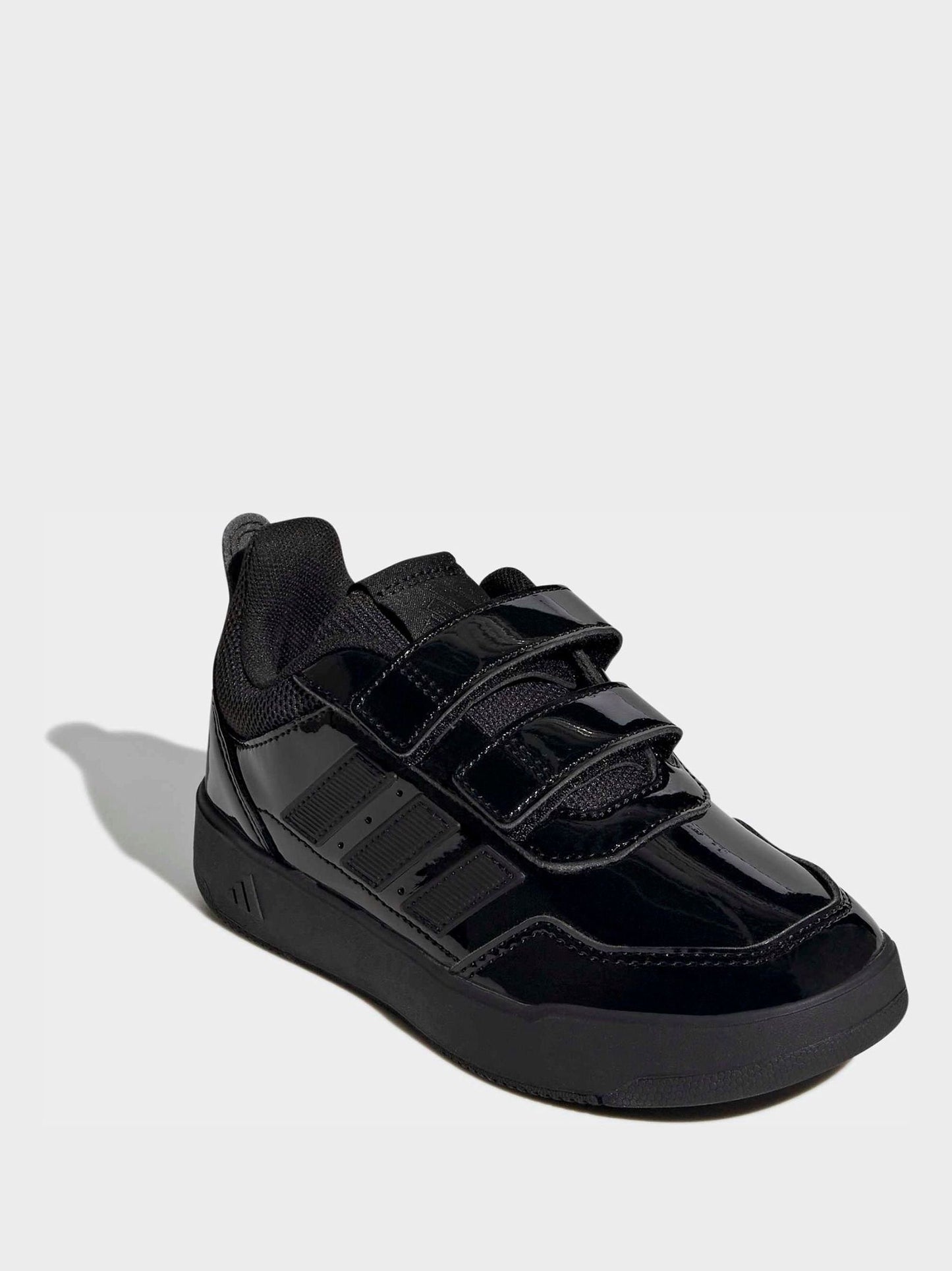 adidas Patent Black Hook and Loop Tensaur Sport 3.0 Junior Trainers image 2