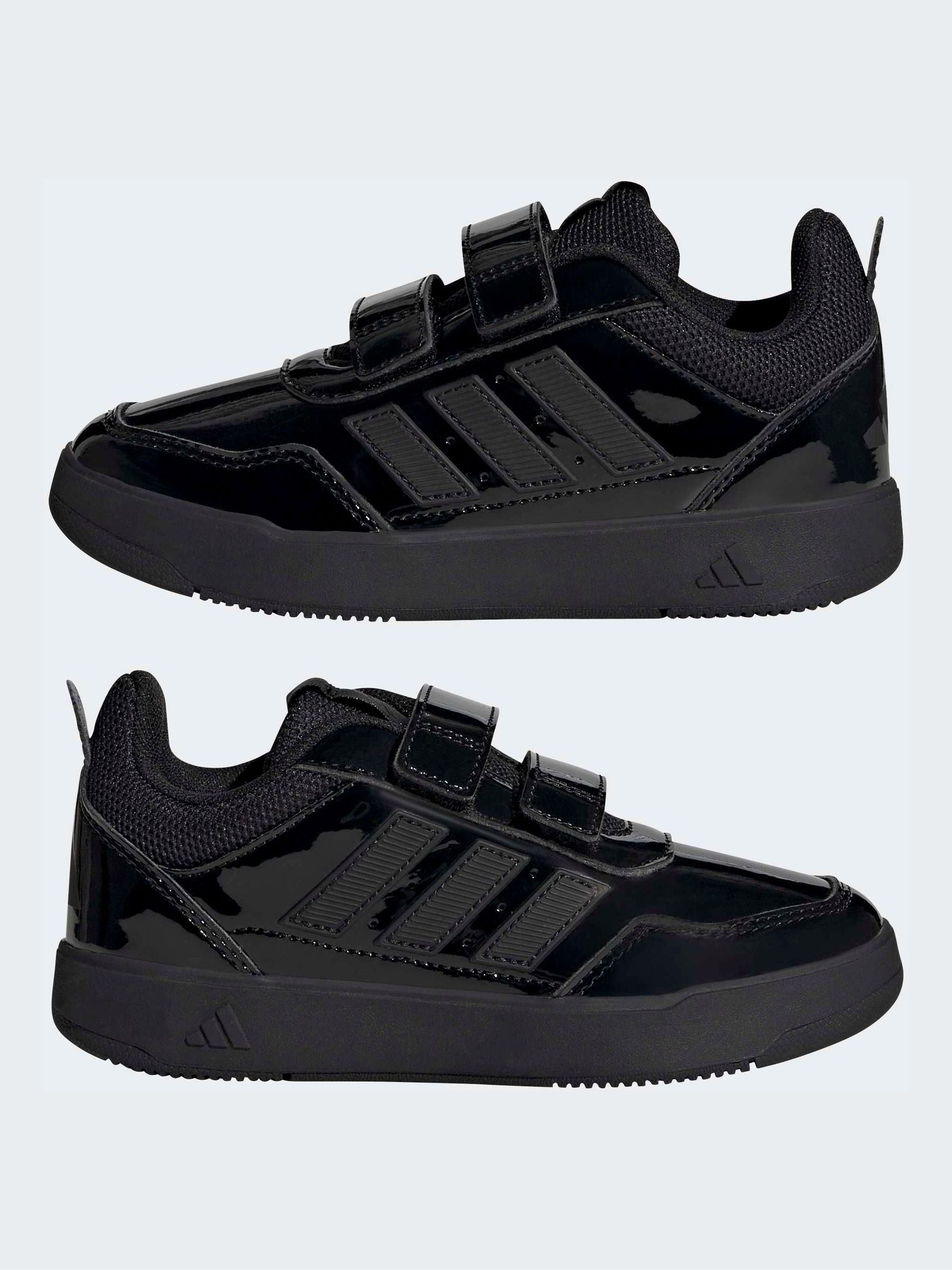 adidas Patent Black Hook and Loop Tensaur Sport 3.0 Junior Trainers image 5