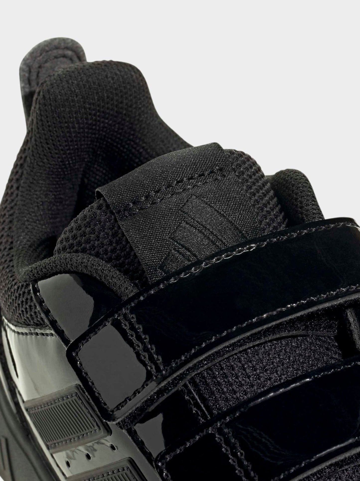 adidas Patent Black Hook and Loop Tensaur Sport 3.0 Junior Trainers image 8