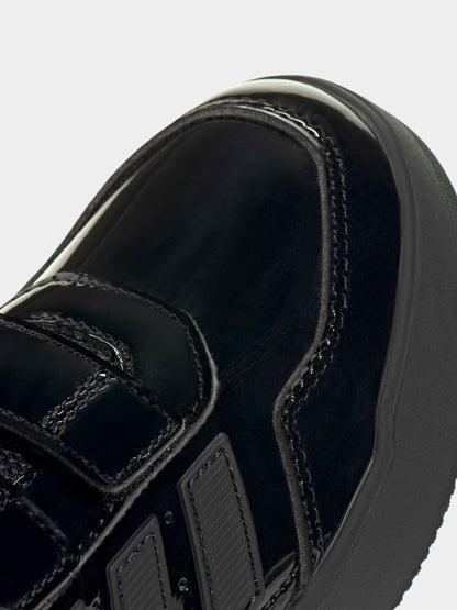 adidas Patent Black Hook and Loop Tensaur Sport 3.0 Junior Trainers image 9