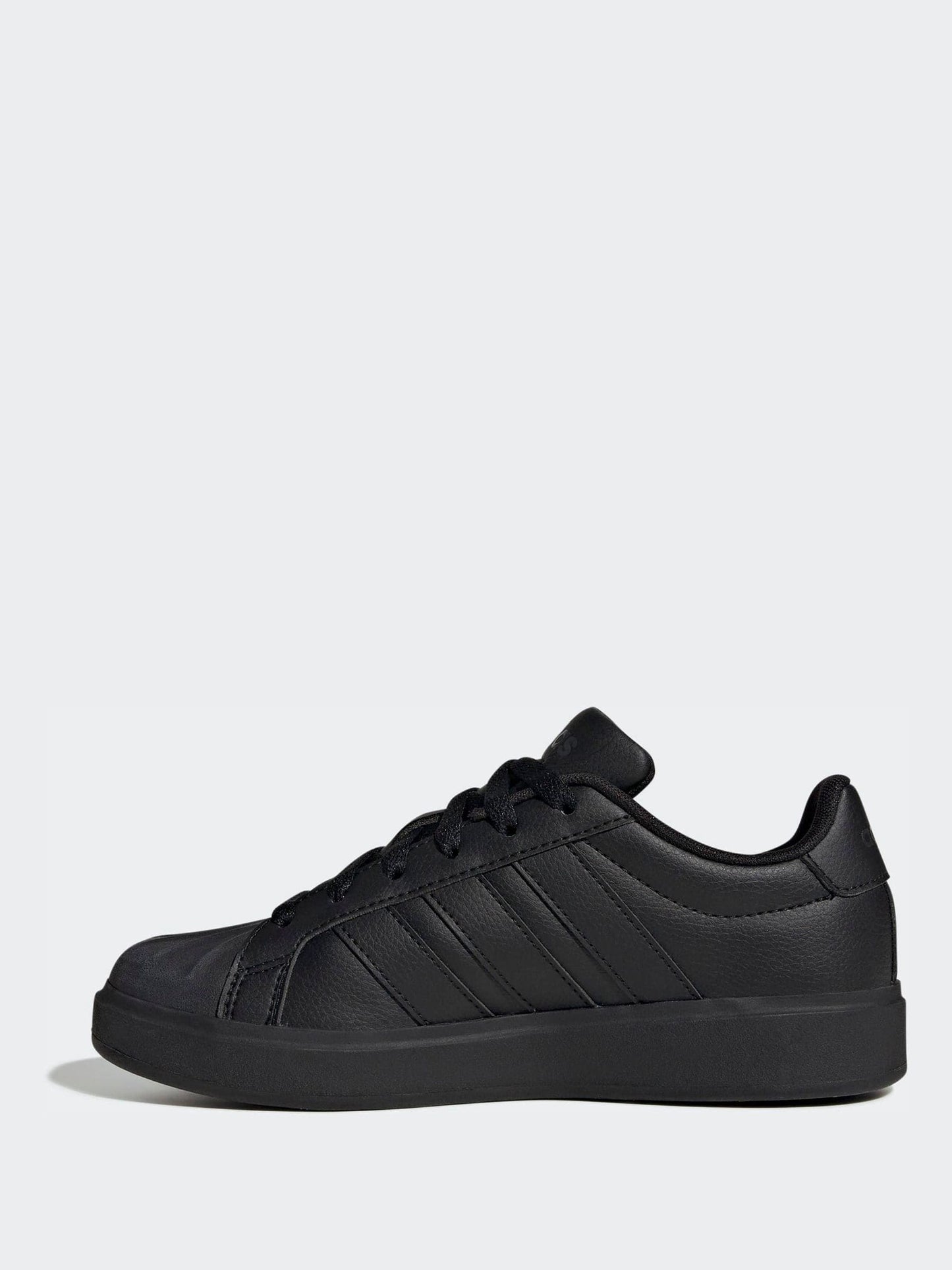 adidas Black Street Talk Lace Junior Trainers image 2