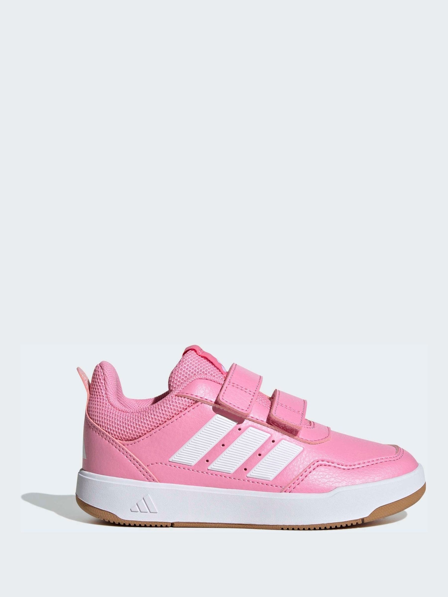 adidas Pink Hook and Loop Tensaur Sport 3.0 Junior Trainers image 1