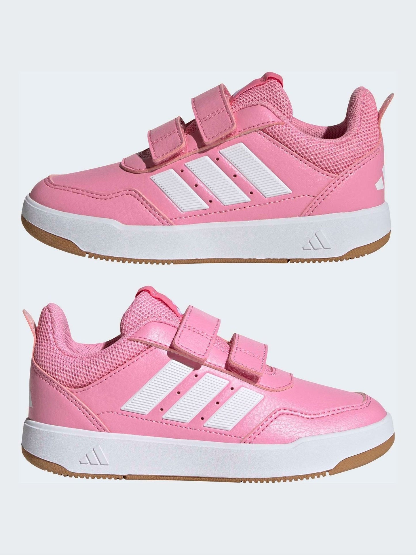adidas Pink Hook and Loop Tensaur Sport 3.0 Junior Trainers image 3