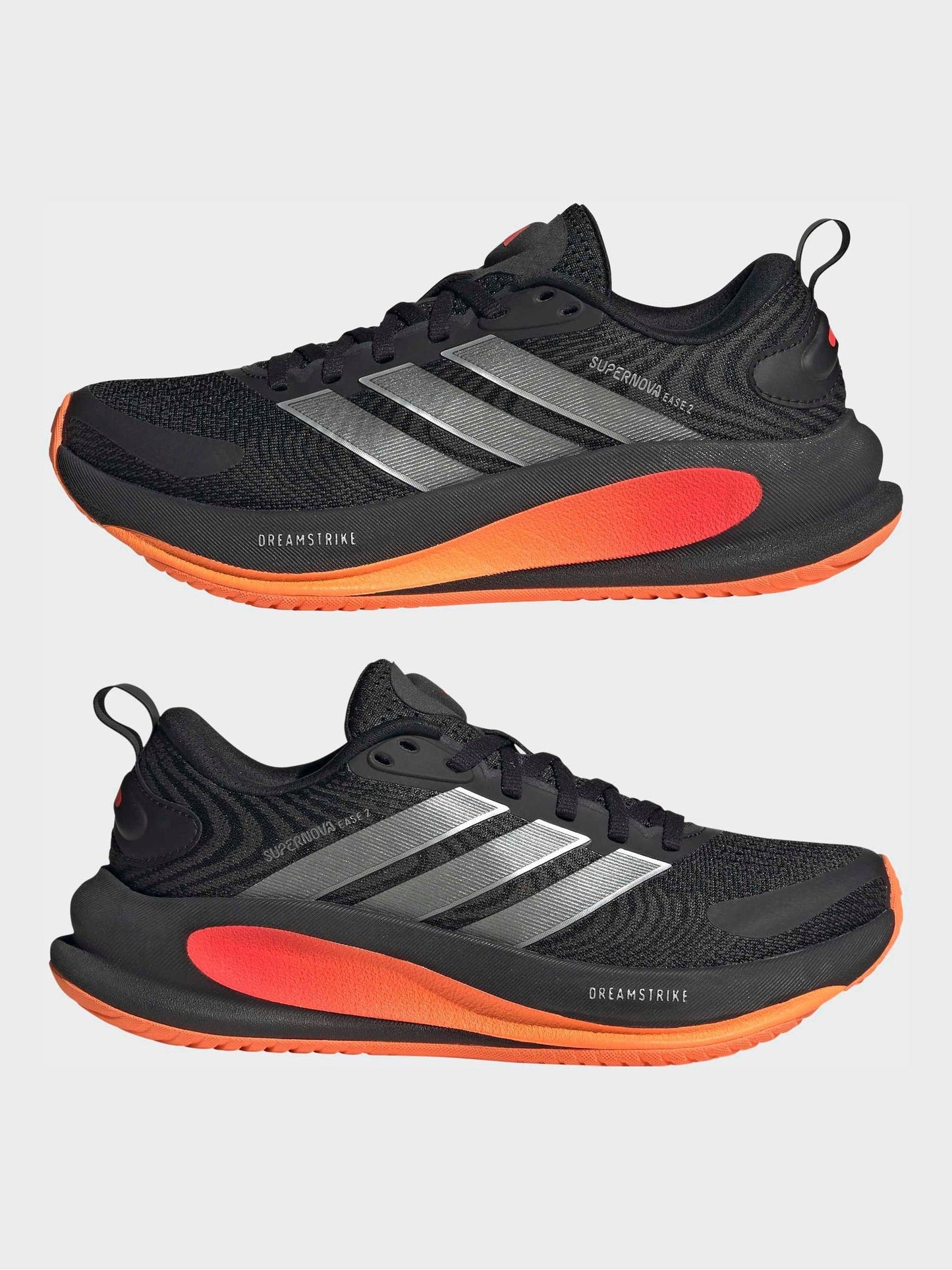 adidas Black/Orange Supernova Ease 2 Junior Trainers image 6