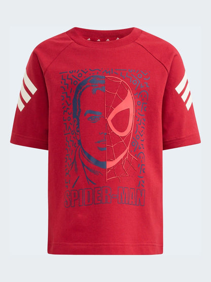 Dsiney Kidz - adidas Red Marvel Spider-Man T-Shirt and Shorts Set image 6