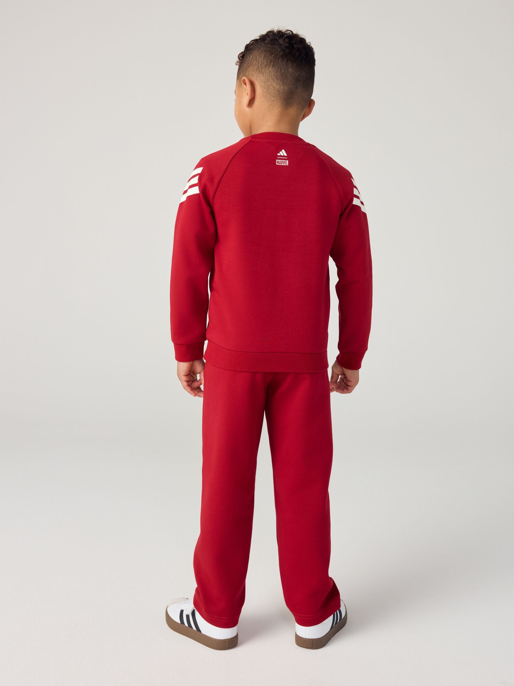 Dsiney Kidz - adidas Red Marvel Spider-Man   Sweatshirt and Jogger Little Kids Set image 3