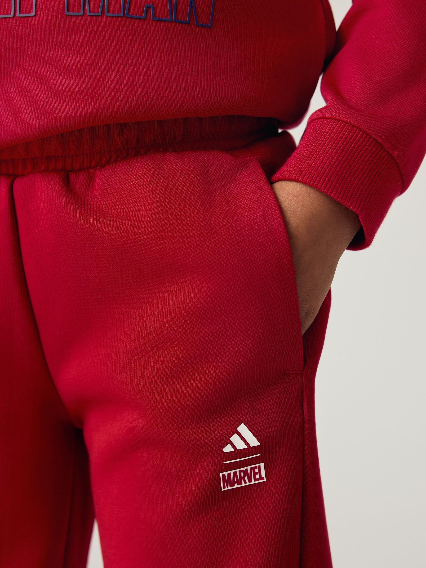 Dsiney Kidz - adidas Red Marvel Spider-Man   Sweatshirt and Jogger Little Kids Set image 6