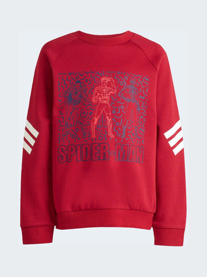Dsiney Kidz - adidas Red Marvel Spider-Man   Sweatshirt and Jogger Little Kids Set image 8