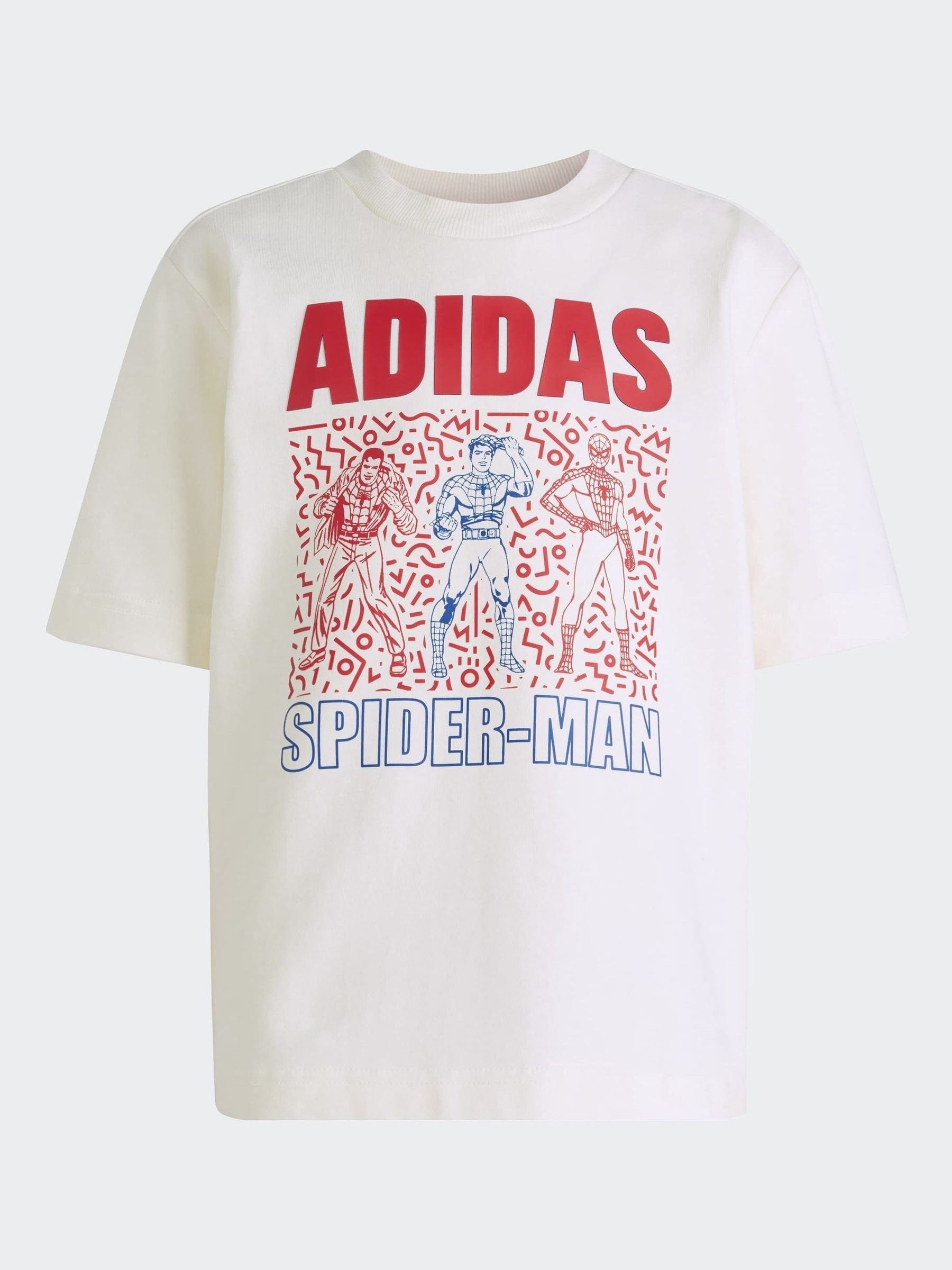 Dsiney Kidz - adidas White Marvel Spider-Man Little Kids T-Shirt image 1