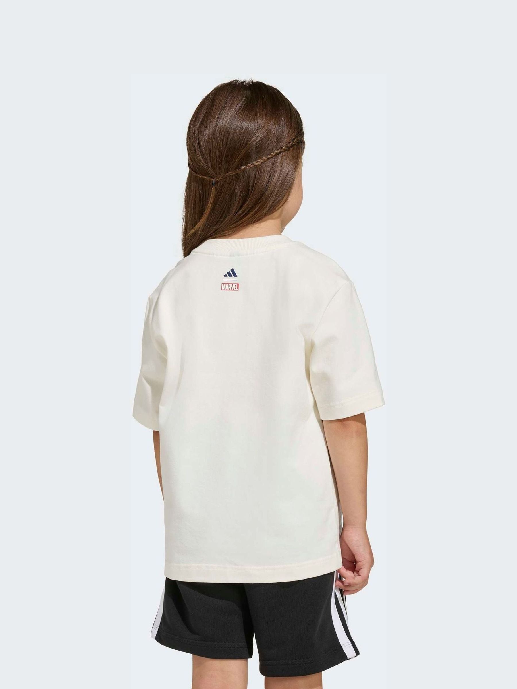 Dsiney Kidz - adidas White Marvel Spider-Man Little Kids T-Shirt image 4
