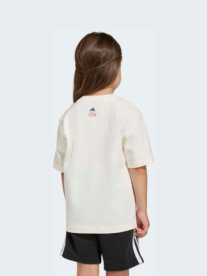 Dsiney Kidz - adidas White Marvel Spider-Man Little Kids T-Shirt image 4