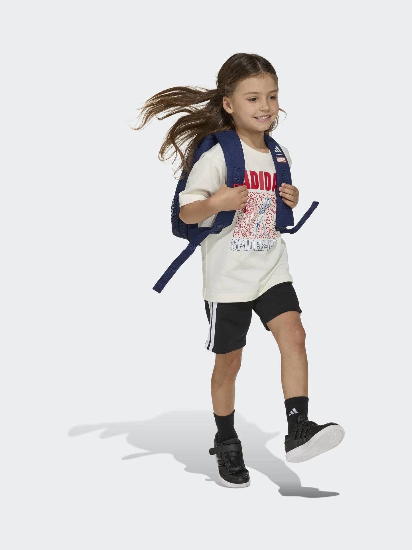 Dsiney Kidz - adidas White Marvel Spider-Man Little Kids T-Shirt image 5