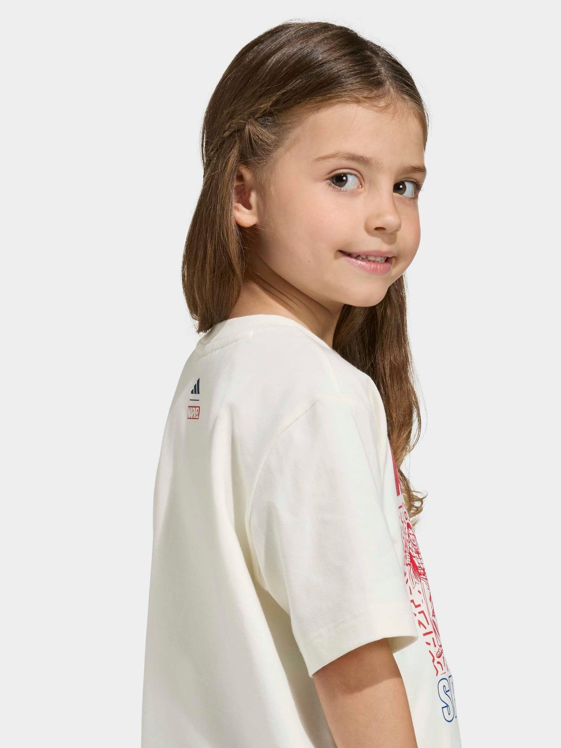 Dsiney Kidz - adidas White Marvel Spider-Man Little Kids T-Shirt image 6