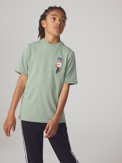 Dsiney Kidz - adidas Green Minecraft Training Climacool T-Shirt image 2