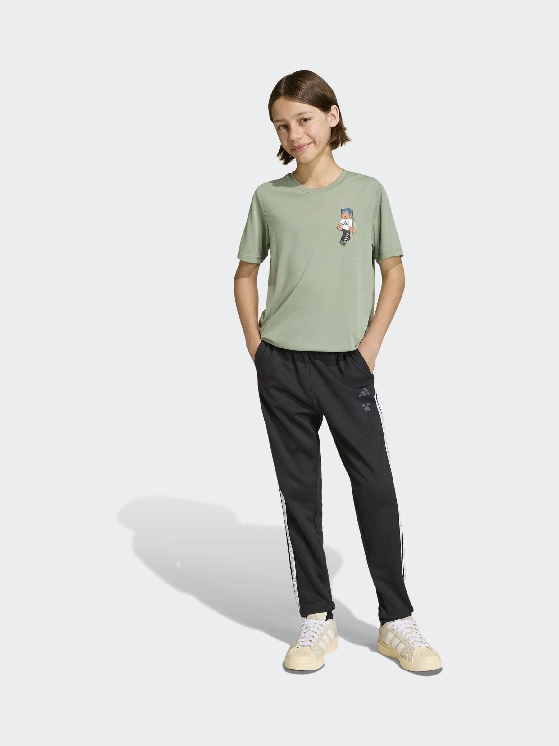 Dsiney Kidz - adidas Green Minecraft Training Climacool T-Shirt image 5