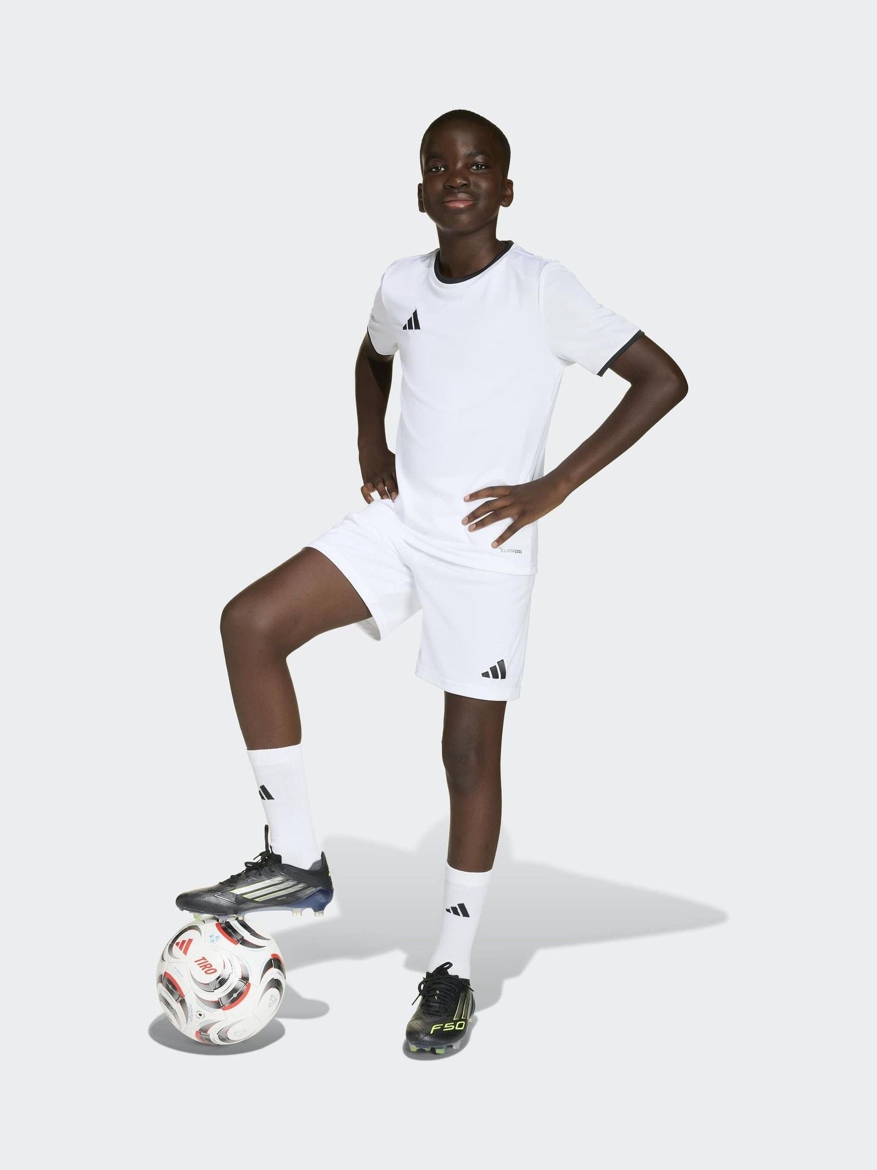 Dsiney Kidz - adidas White Entrada 26 Training Shorts image 3