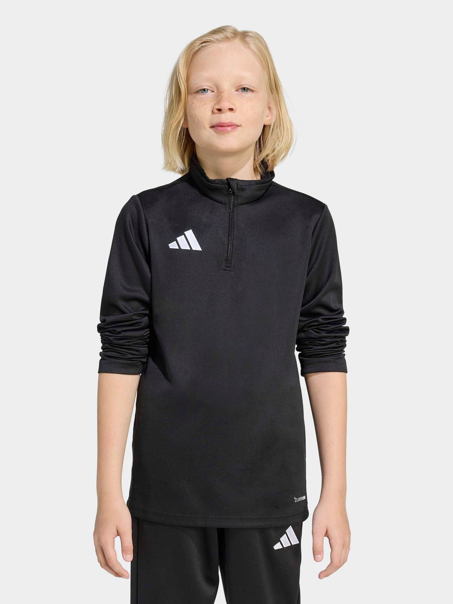 Dsiney Kidz - adidas Black Entrada26 Quarter Zip Training Top image 1