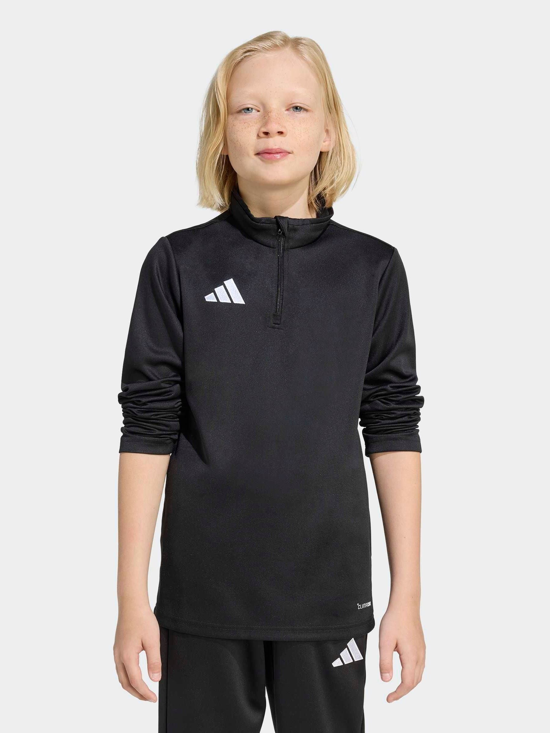 Dsiney Kidz - adidas Black Entrada26 Quarter Zip Training Top image 1