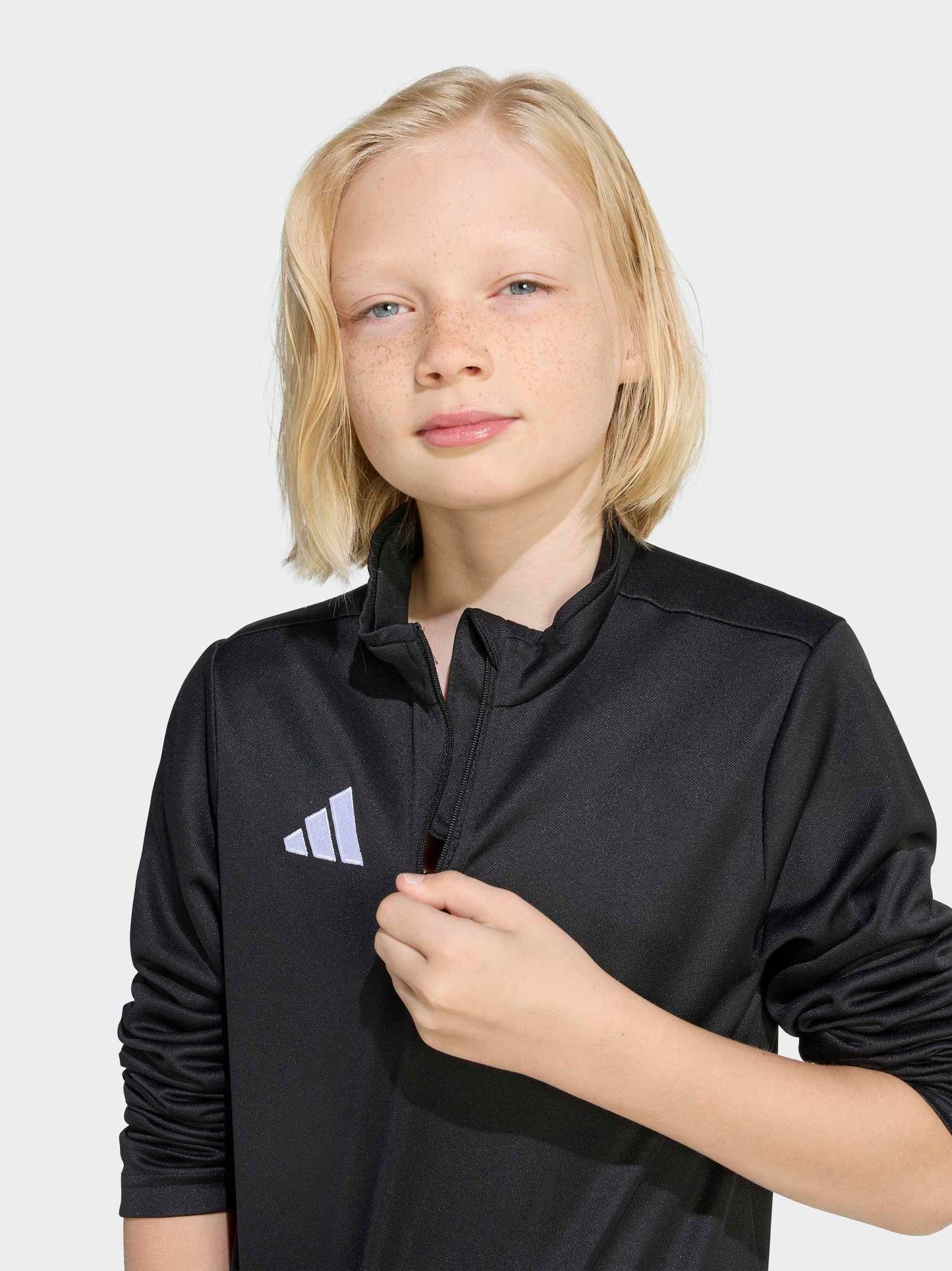 Dsiney Kidz - adidas Black Entrada26 Quarter Zip Training Top image 4