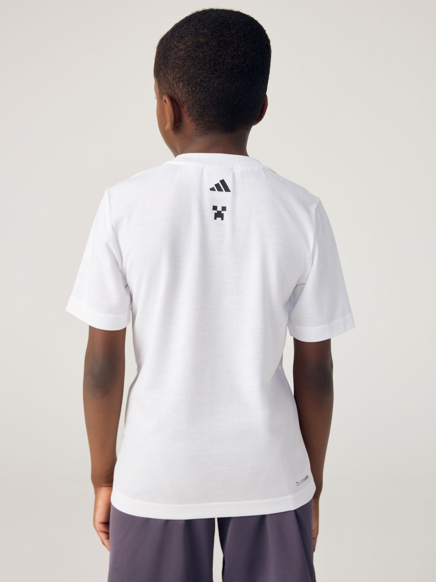 Dsiney Kidz - adidas White Minecraft Top  and Shorts Little Kids Set image 4