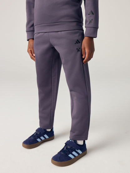 Dsiney Kidz - adidas Grey Minecraft Hoodie and Jogger Little Kids Set image 6