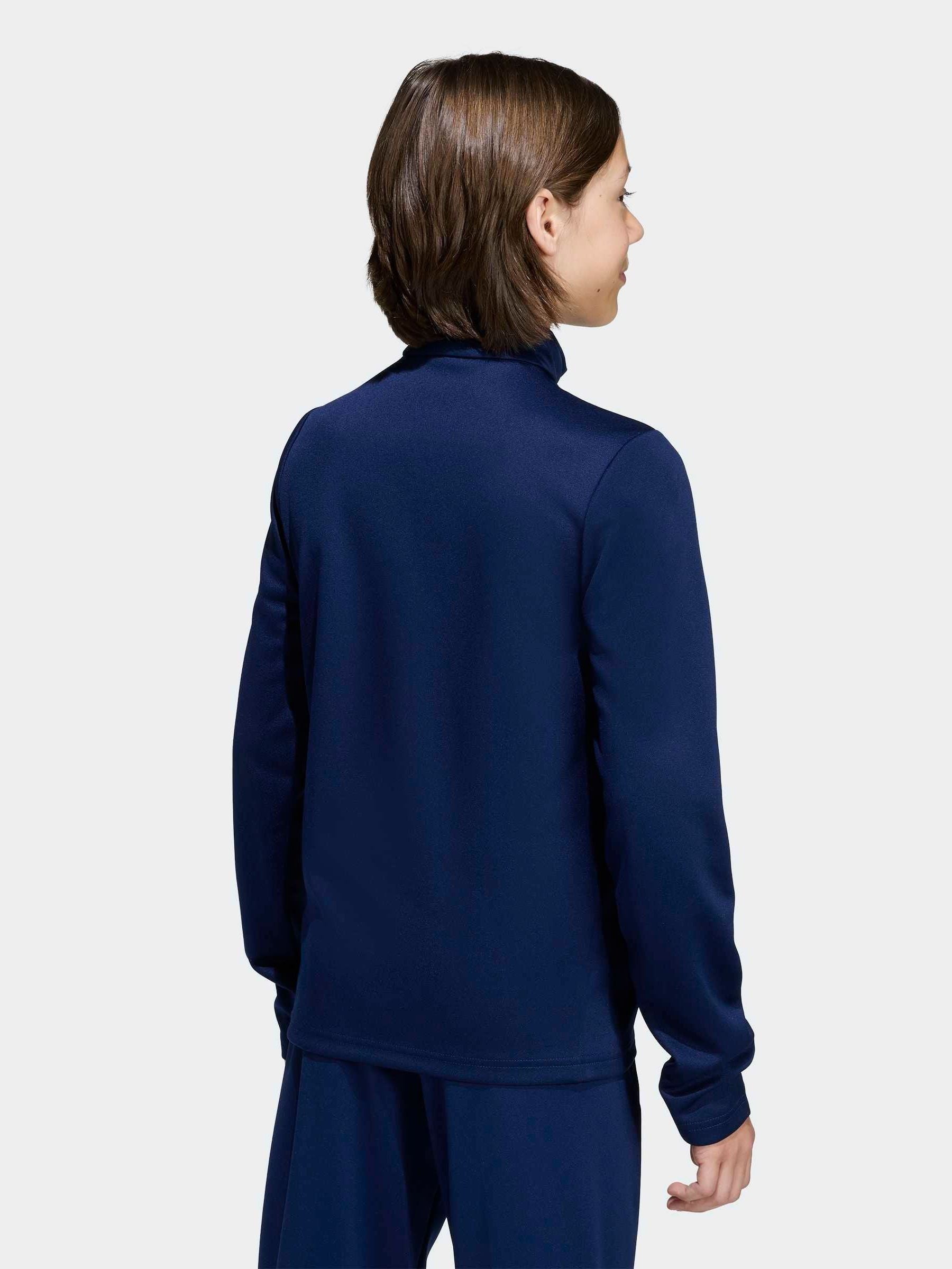 Dsiney Kidz - adidas Navy Blue Entrada26 Quarter Zip Training Top image 3