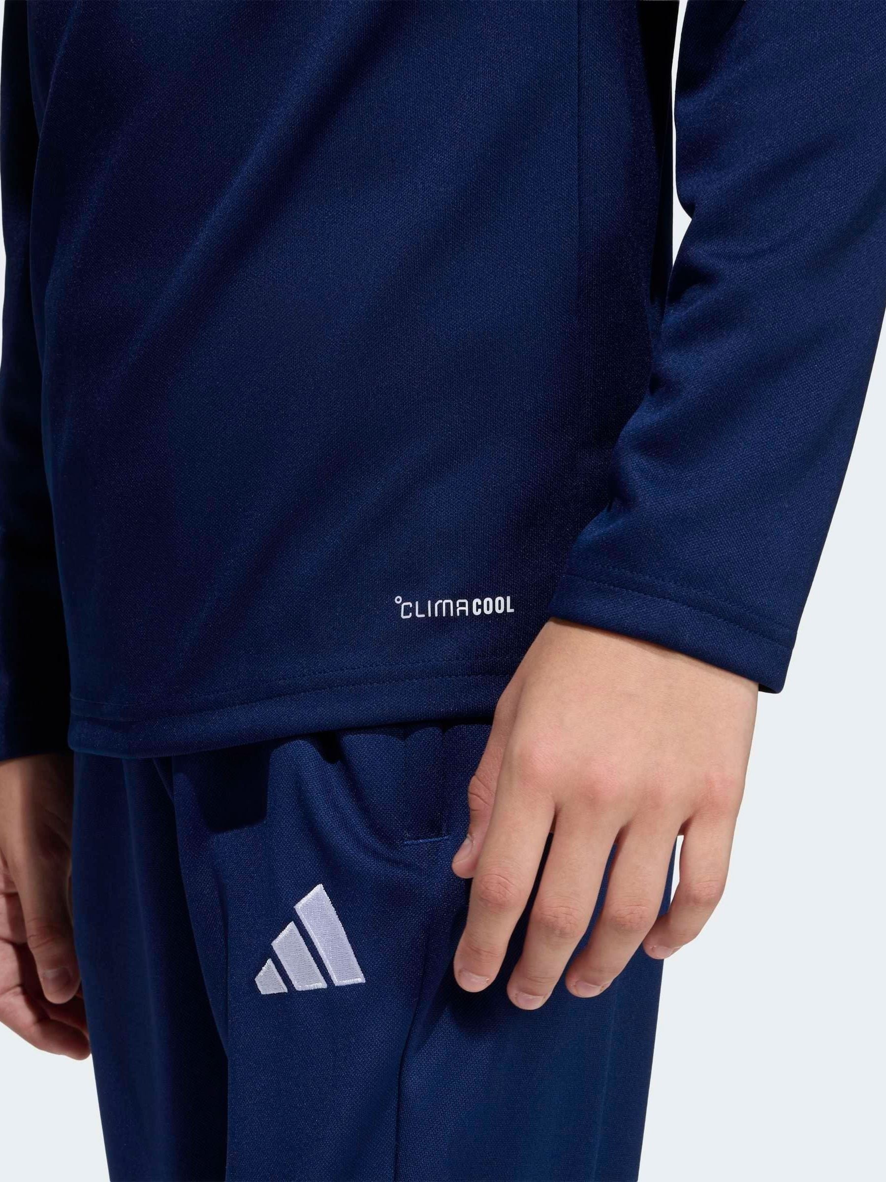 Dsiney Kidz - adidas Navy Blue Entrada26 Quarter Zip Training Top image 6