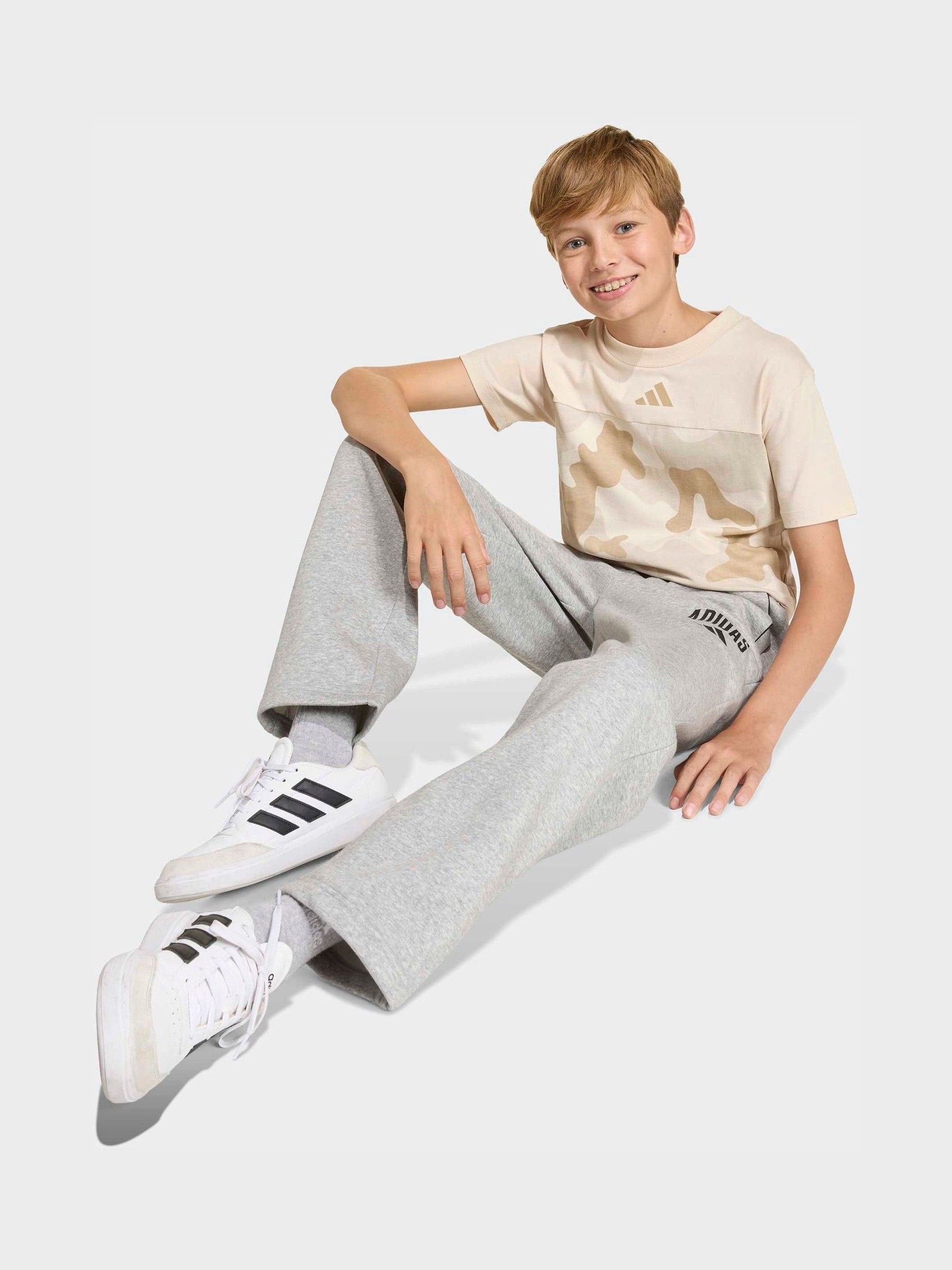 Dsiney Kidz - adidas Neutral Essentials Camo Cotton Kids T-Shirt image 3