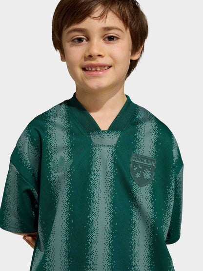 Dsiney Kidz - adidas Originals Green Minecraft Oversized Top  and Shorts Little Kids Set image 5