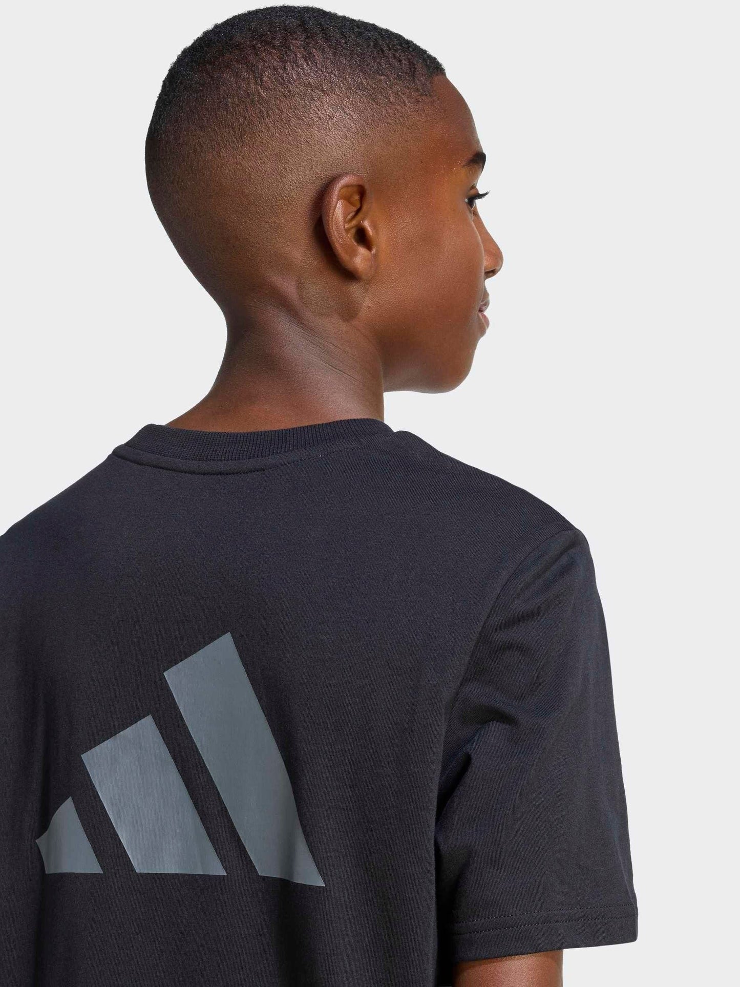 Dsiney Kidz - adidas Black Colourblock T-Shirt image 5