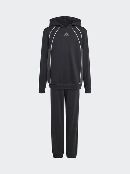 Dsiney Kidz - adidas Black Colourblock Tracksuit image 1