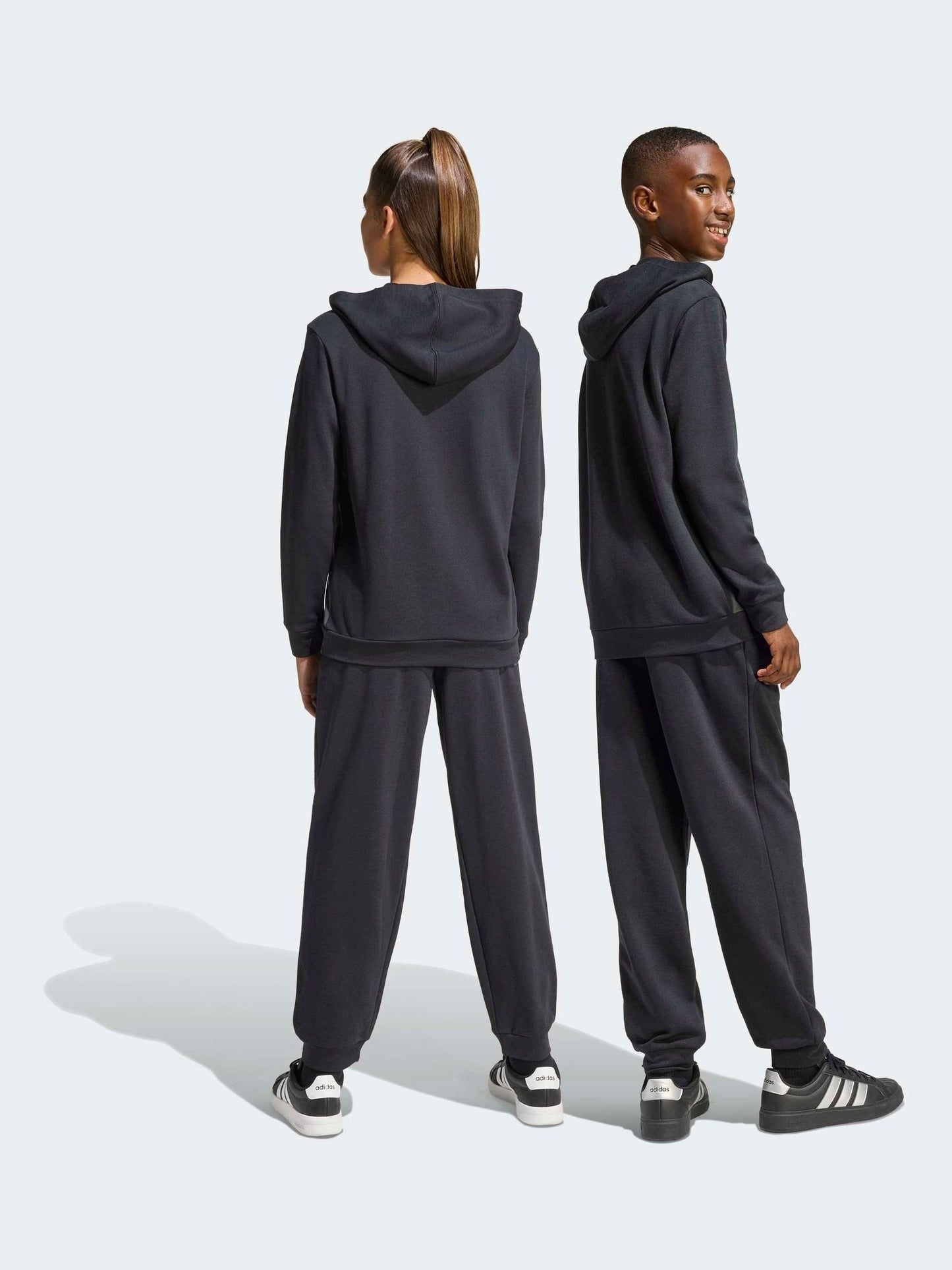 Dsiney Kidz - adidas Black Colourblock Tracksuit image 2