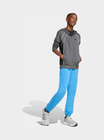 Dsiney Kidz - adidas Grey Colourblock Full Zip Hoodie image 3