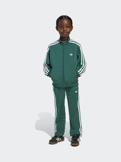 Dsiney Kidz - adidas Originals Green Firebird Little Kids Tracksuit image 1
