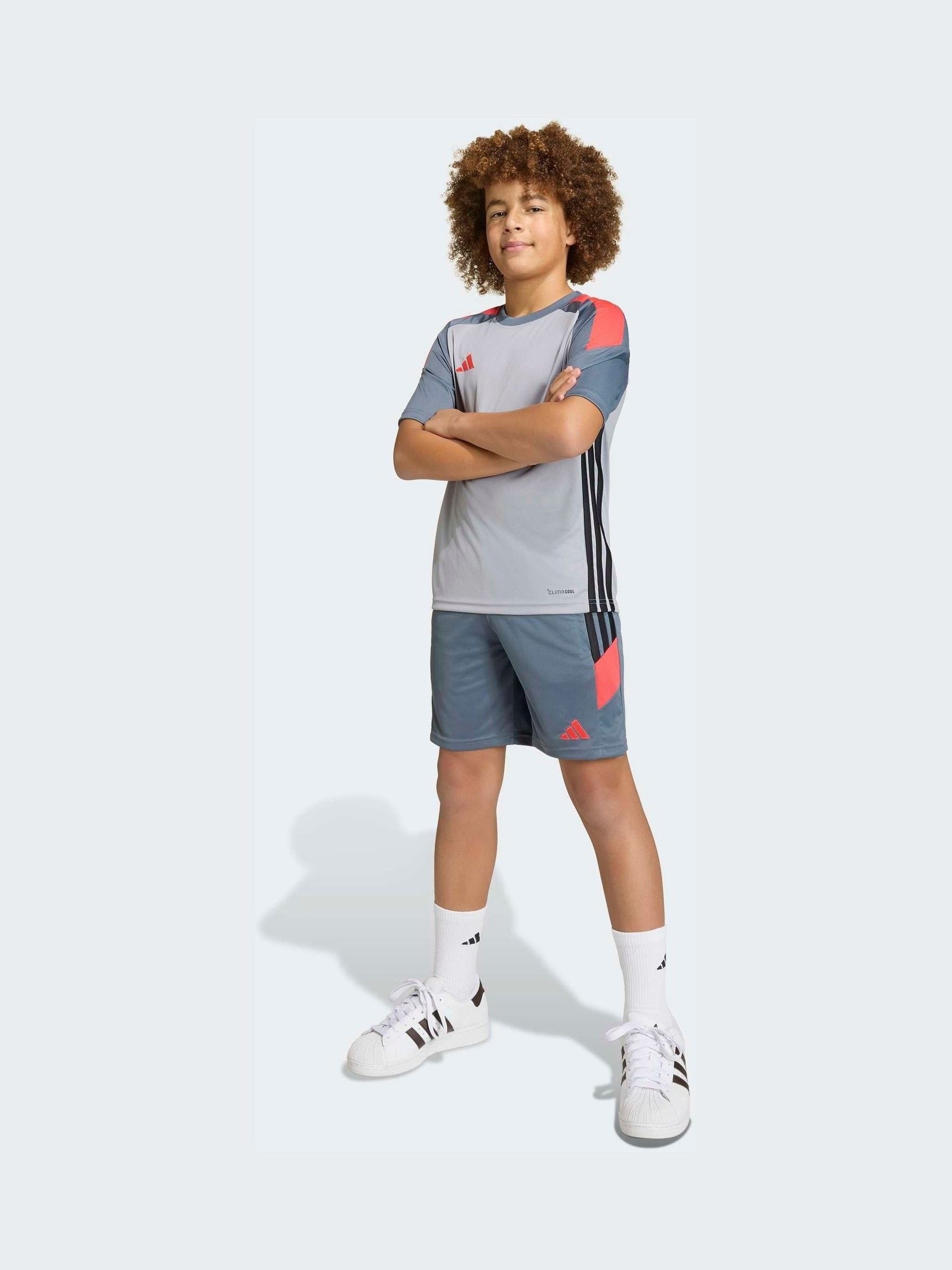 Dsiney Kidz - adidas Grey Tiro 26 Essentials Training Shorts image 1