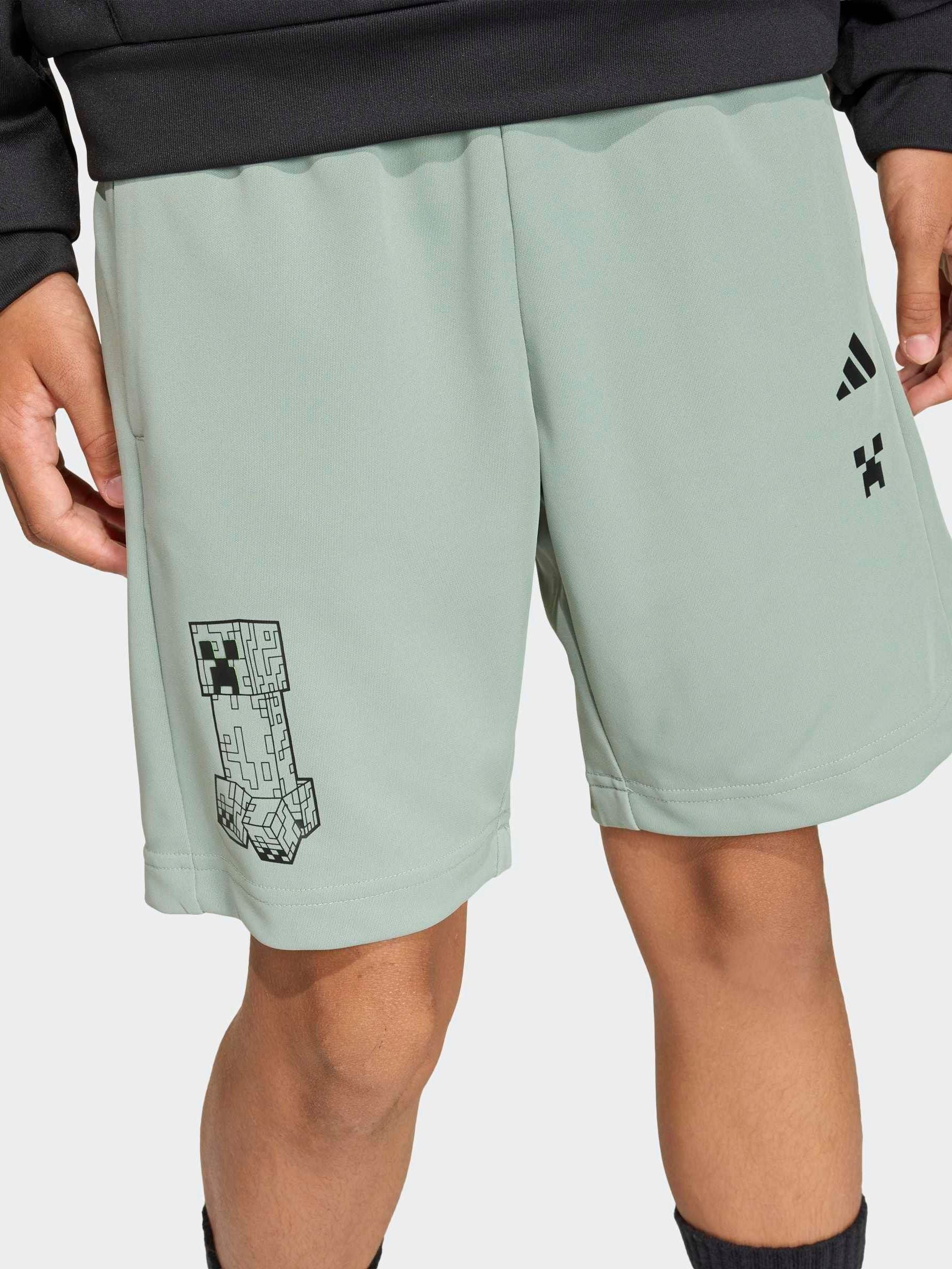 Dsiney Kidz - adidas Green Minecraft Training Climacool Shorts image 1