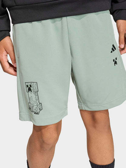 Dsiney Kidz - adidas Green Minecraft Training Climacool Shorts image 1