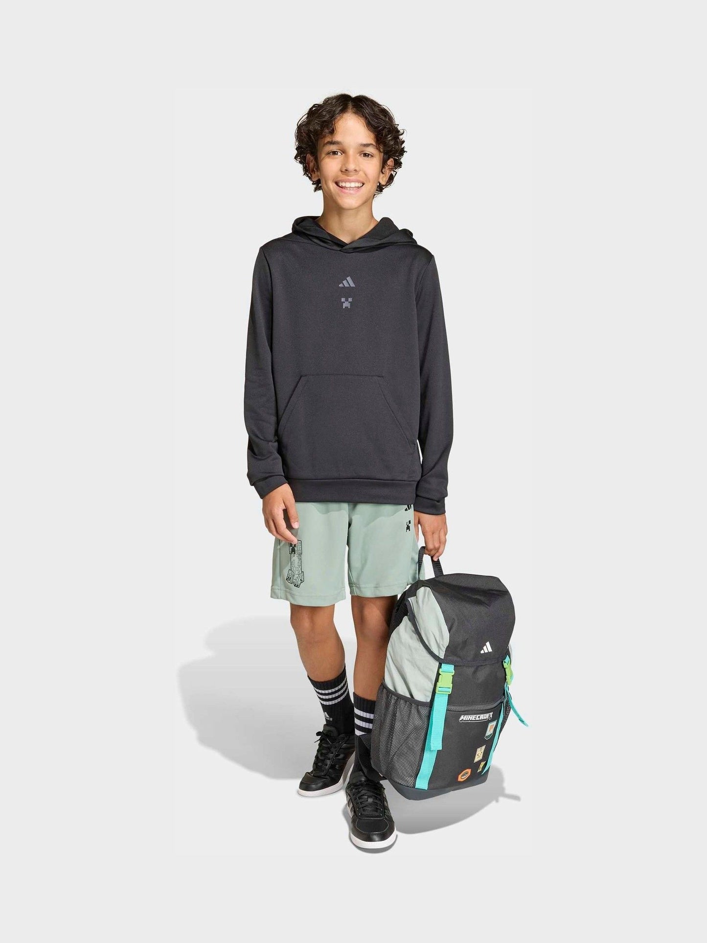 Dsiney Kidz - adidas Green Minecraft Training Climacool Shorts image 4