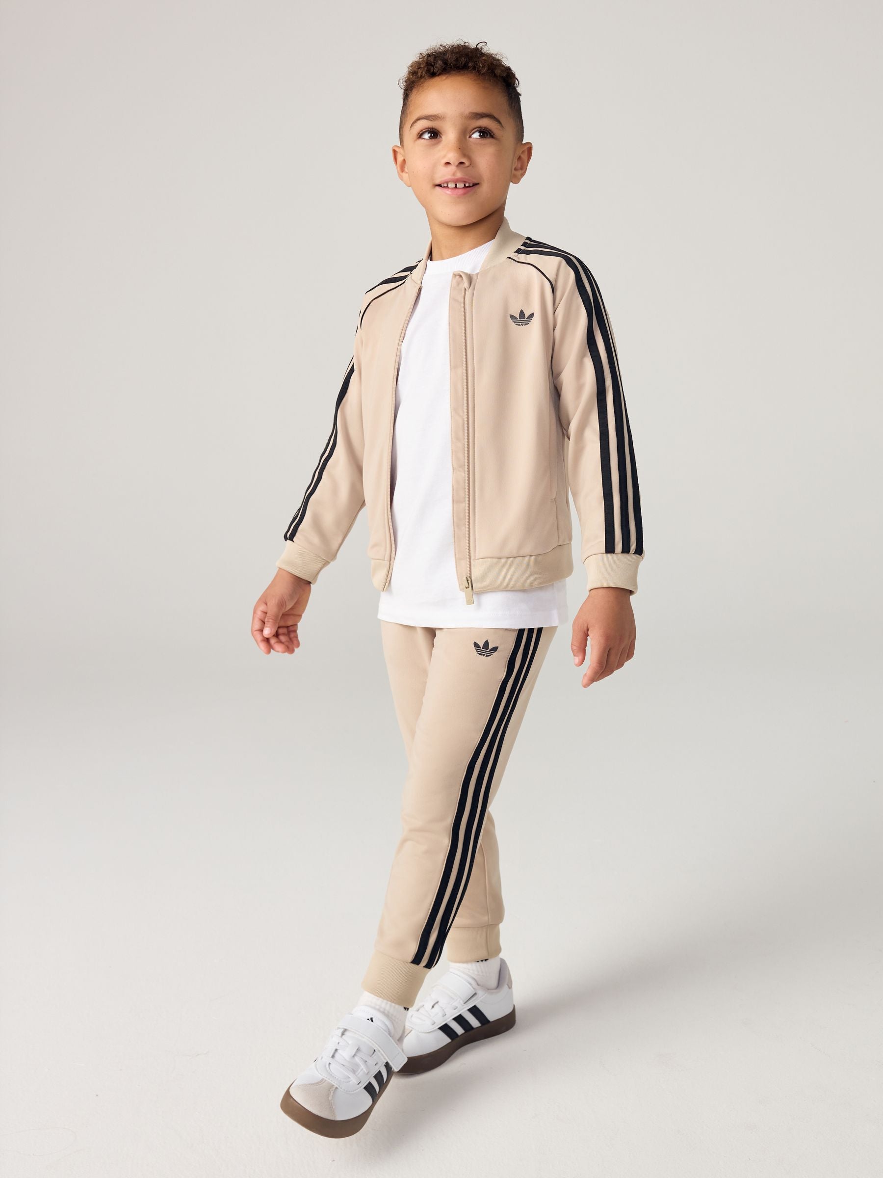adidas Originals Neutral SST Little Kids Tracksuit image 2