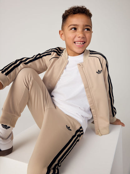 adidas Originals Neutral SST Little Kids Tracksuit image 3