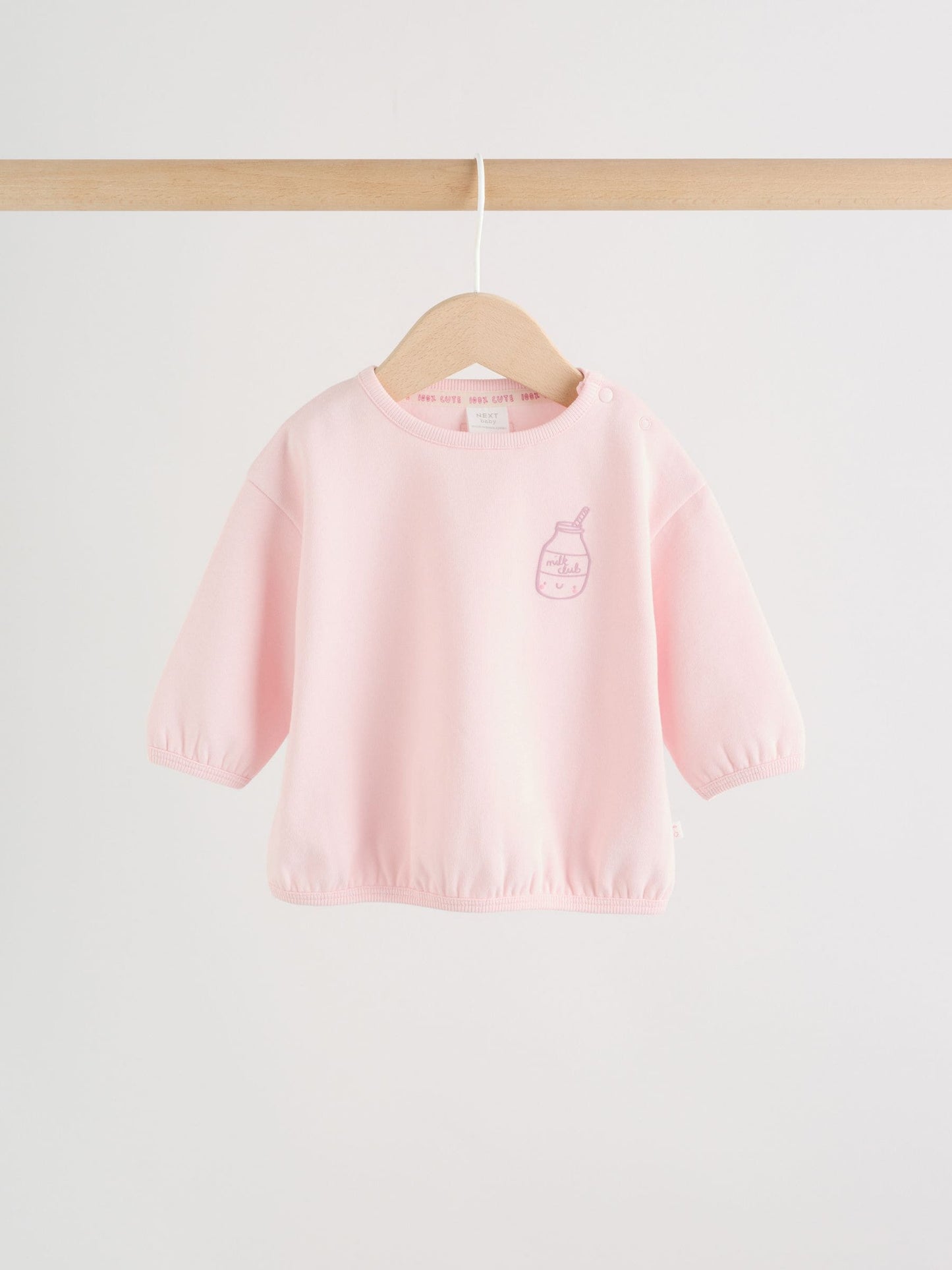 Pink Baby Sweatshirt and Leggings 2 Piece Set (0mths-2yrs) (0mths-2yrs) image 8