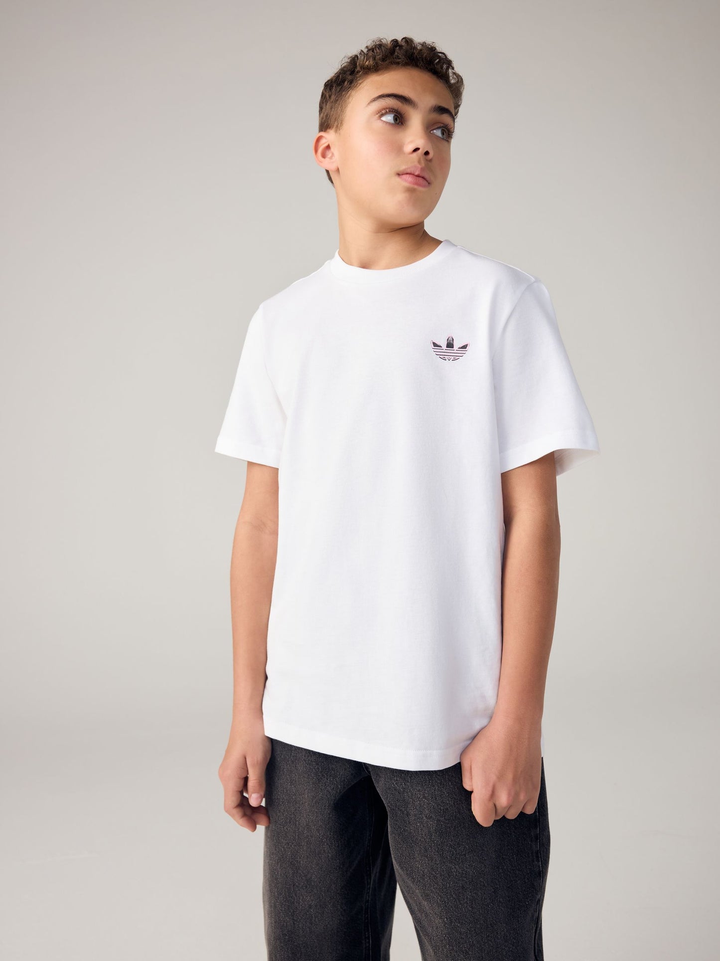 Dsiney Kidz - adidas originals White Oversized Back Print T-Shirt image 1