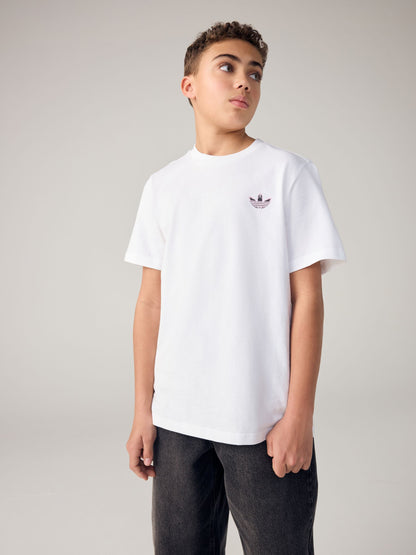 Dsiney Kidz - adidas originals White Oversized Back Print T-Shirt image 1