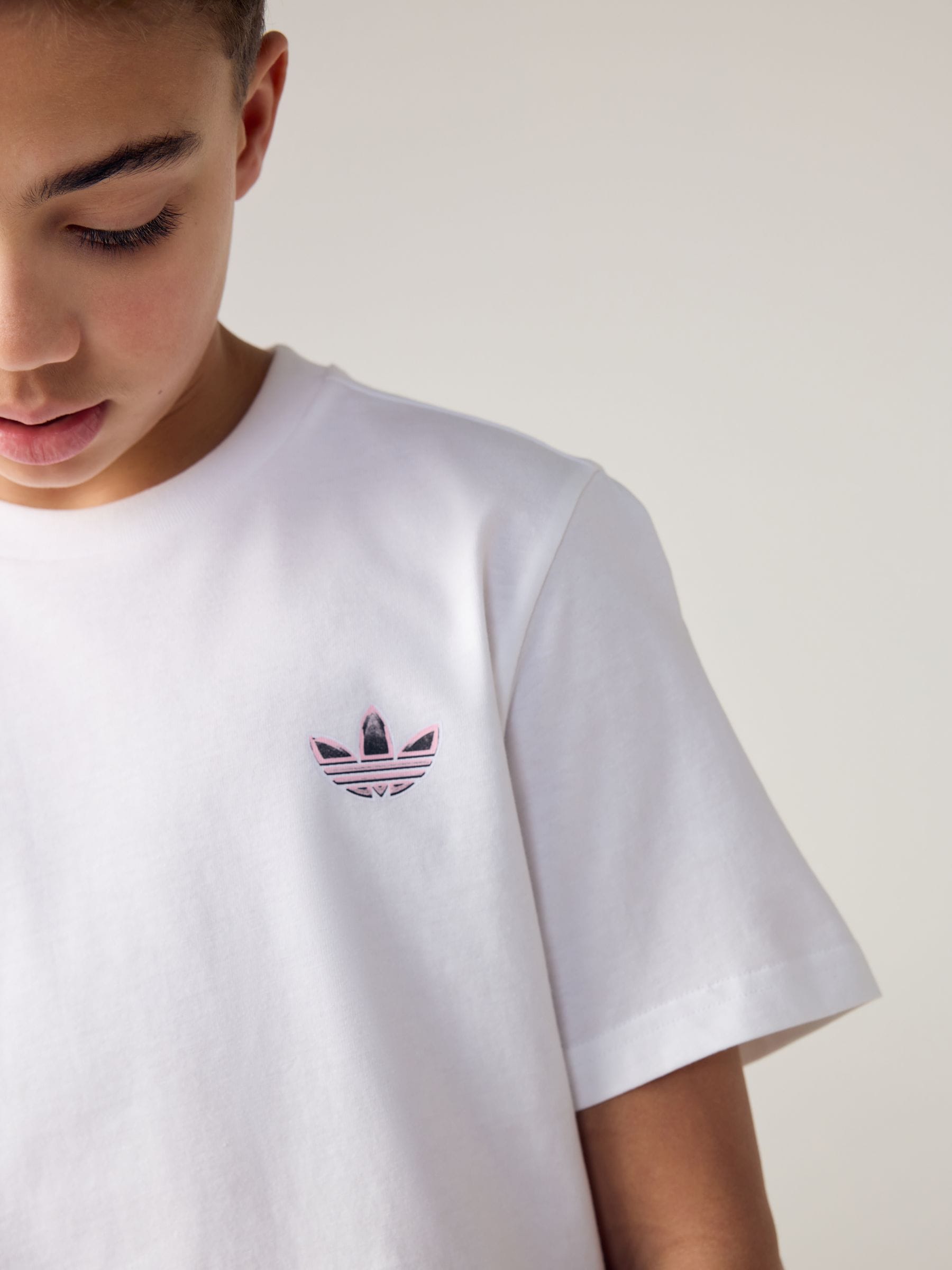 Dsiney Kidz - adidas originals White Oversized Back Print T-Shirt image 4