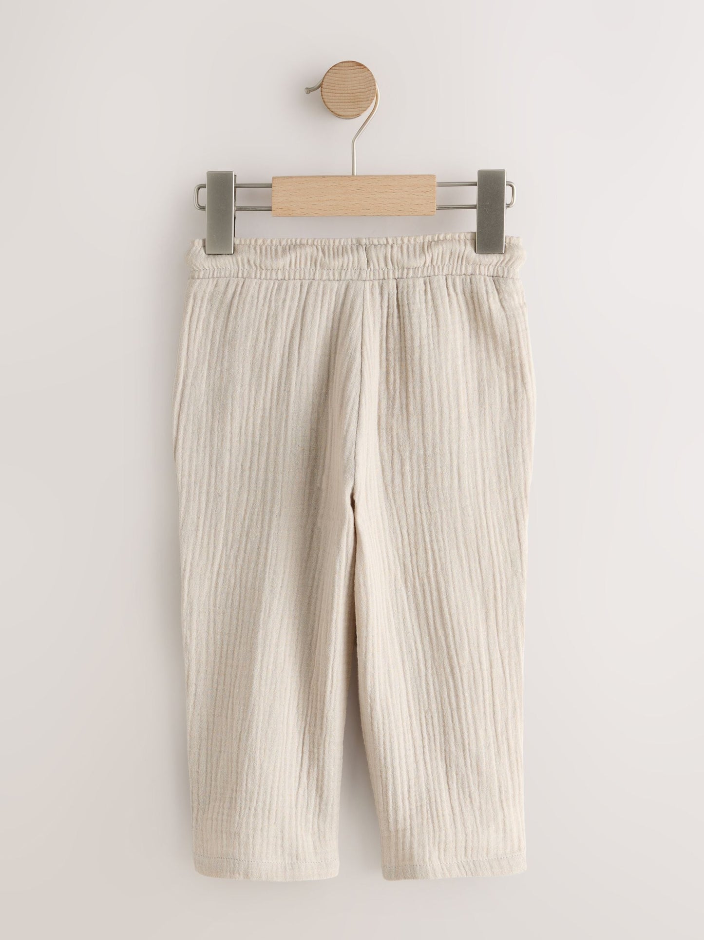 Neutral and Sage Green Striped Trousers (3mths-7yrs) image 2