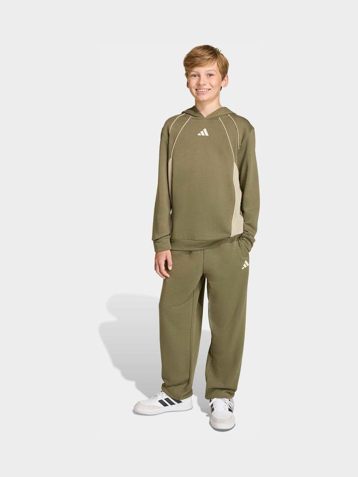 Dsiney Kidz - adidas Green Colourblock Tracksuit image 1