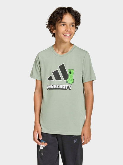 Dsiney Kidz - adidas Green Minecraft Training Climacool T-Shirt image 2